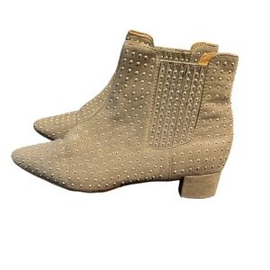 TopShop Heeled Bling Boots Sz 5 1/2 (36)